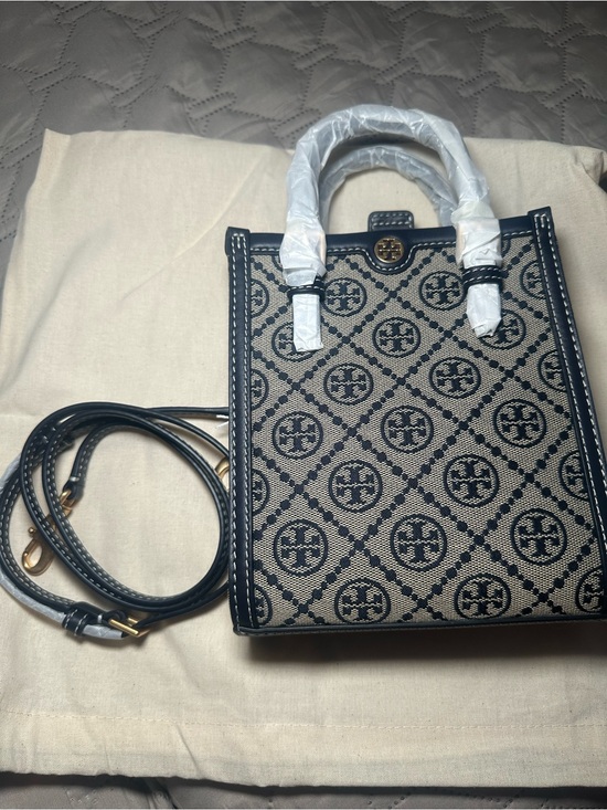 Tory Burch Handbags - Tory Burch T-Monogram Jacquard Mini Shopper Tote
